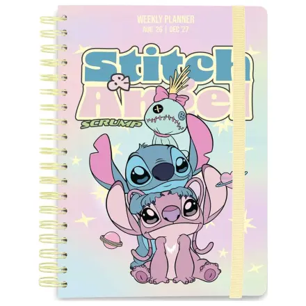 Disney Schulplaner Wochenplaner 2026/2027 Stitch and Angel A5 Produktfoto
