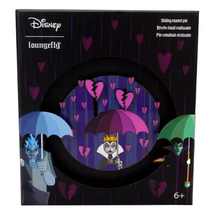 Disney by Loungefly Sliding Enamel Pin Ansteck-Pin Villains Curse your hearts Limited Edition 8 cm Produktfoto