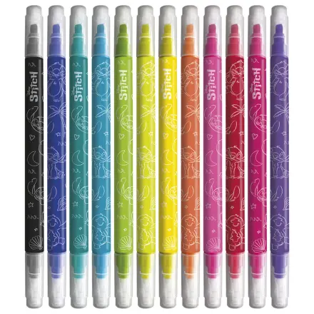 Disney Stitch Set mit 12 ausradierbaren Markern Produktfoto