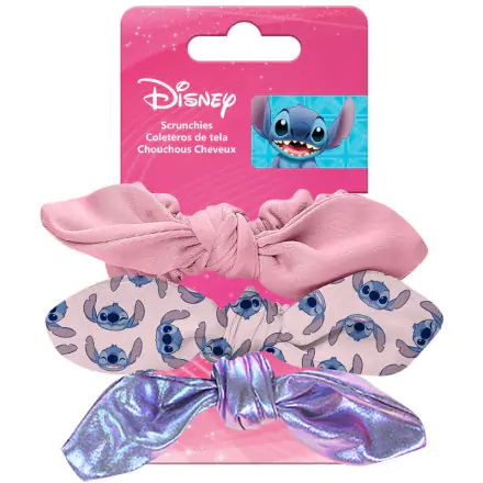 Disney Stitch 3er Set scrunchie Haargummis termékfotója