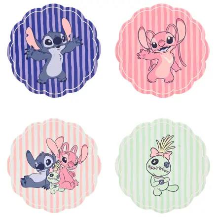 Disney Stitch 4er-Set Keramikuntersetzer Produktfoto