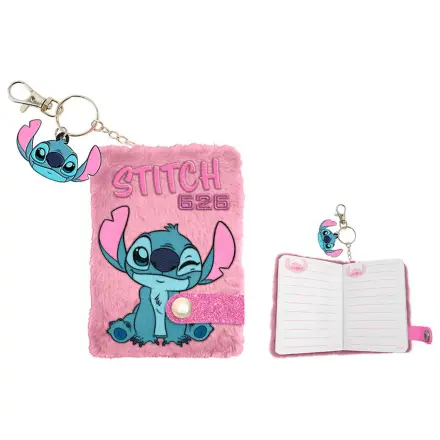 Disney Stitch A7 Plüsch Notizbuch + Stift Produktfoto