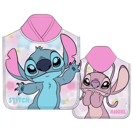 Disney Stitch & Angel Mikrofaser Poncho Handtuch Produktfoto