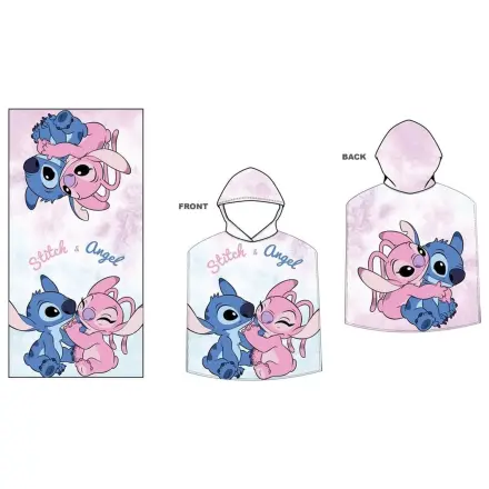 Disney Stitch & Angel Mikrofaser Poncho-Handtuch Produktfoto