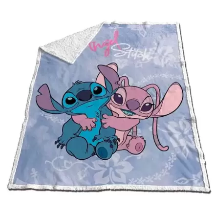 Disney Stitch & Angel Coral Sherpa Decke 130x170cm Produktfoto