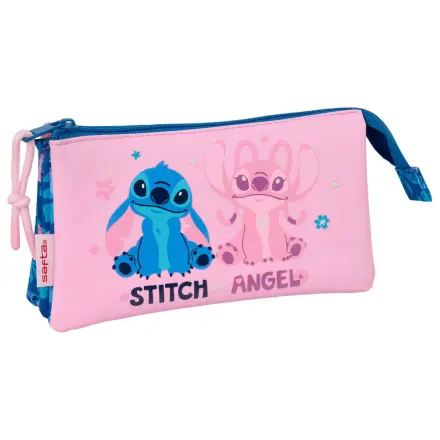 Disney Stitch & Angel Dreifach-Federmäppchen Produktfoto