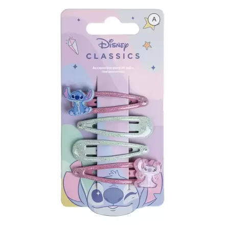 Disney Stitch blister 4 Stück Haarspangen Produktfoto