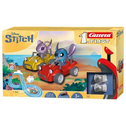 Disney Stitch Carrera First Autorennbahn Set Disney Stitch 2,9 Zoll Produktfoto