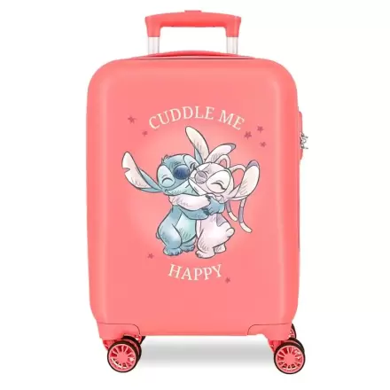 Disney Stitch Cuddle Me Coral ABS Trolley Koffer 50cm Produktfoto