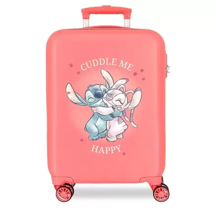 Disney Stitch Cuddle Me Coral ABS Trolley Koffer 55cm Produktfoto
