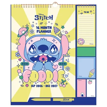 Disney Stitch Wandplaner 2026/27 30 x 34 cm Produktfoto