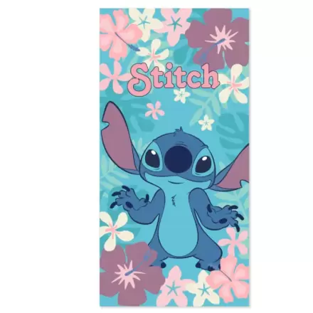 Disney Stitch Flowers Microfaser Strandtuch termékfotója