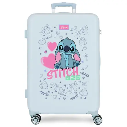 Disney Stitch Hearts ABS Trolley-Koffer 65cm Produktfoto