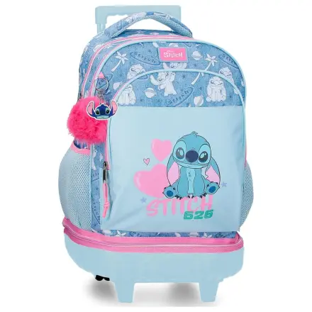 Disney Stitch Hearts ausziehbarer kompakter Trolley 43cm Produktfoto