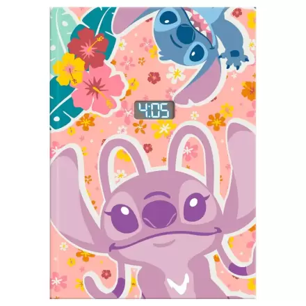 Disney Stitch Notizbuch mit Digitaluhr termékfotója