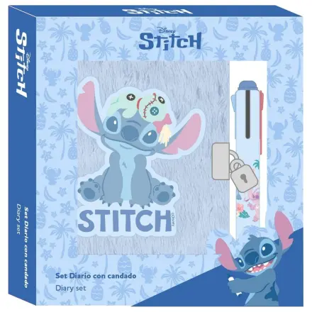 Disney Stitch Tagebuch + 4-Farben-Stift Produktfoto