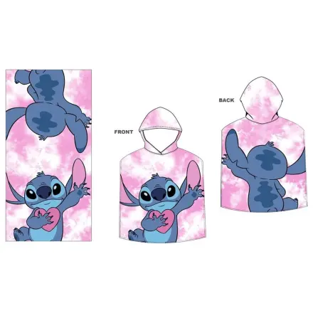 Disney Stitch Mikrofaser Poncho Handtuch Produktfoto