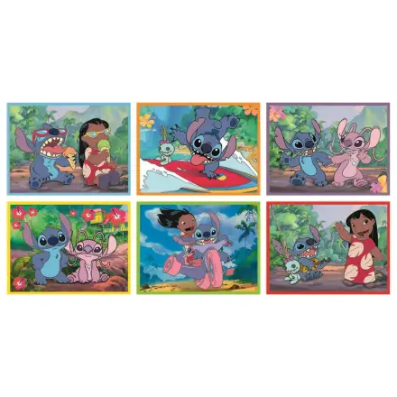 Disney Stitch Mein erstes Würfelpuzzle 3-6-9-12 Teile Produktfoto