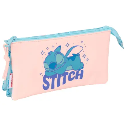 Disney Stitch Ohana dreifaches Federmäppchen Produktfoto