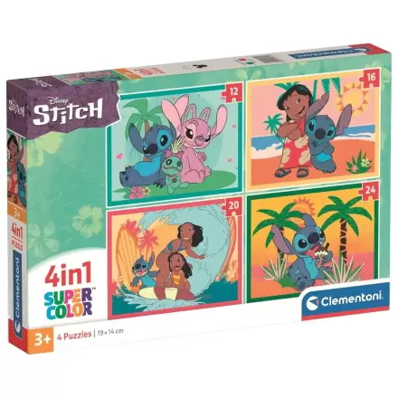 Disney Stitch Puzzle 12+16+20+24St Produktfoto