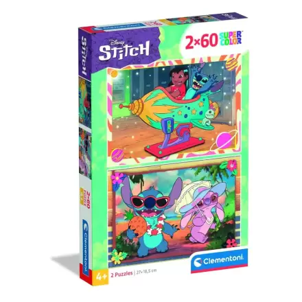 Disney Stitch Puzzle 2x60St termékfotója