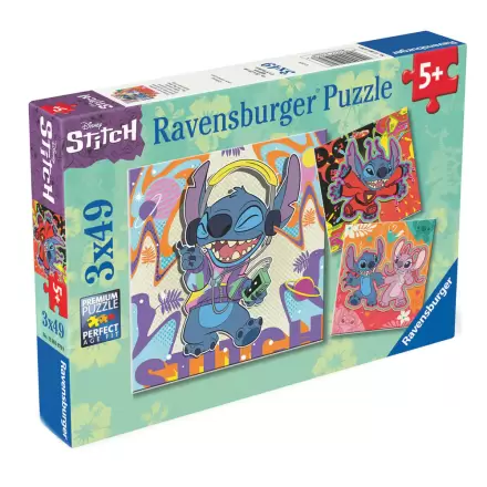 Disney Stitch Puzzle 3x39 Teile Produktfoto
