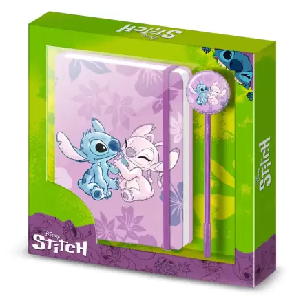 Disney Stitch - Stitch & Angel Tagebuch + Stift Set Produktfoto