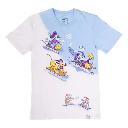 Disney by Loungefly Tee T-Shirt Unisex Mickey and Friends Winter Wonderland termékfotója