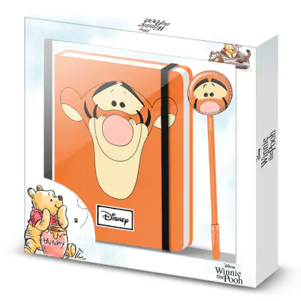Disney Notizbuch mit Kugelschreiber Geschenk-Set Tigger Face termékfotója
