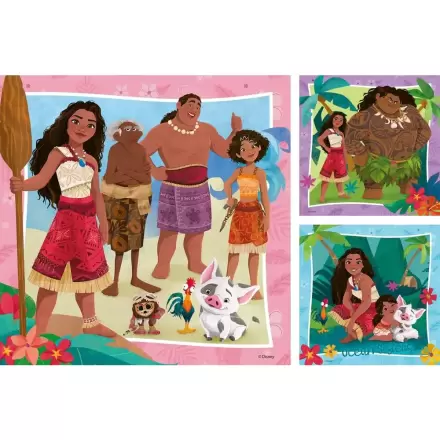 Disney Vaiana 2 Puzzle 3x49 Teile Produktfoto