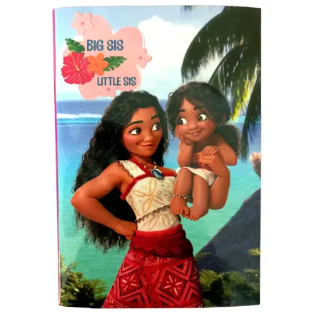 Disney Moana Big Sis B/5 liniertes Notizbuch 40 Seiten Produktfoto