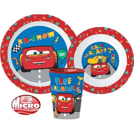 Disney Cars Geschirrset, Mikro-Plastik Set Produktfoto