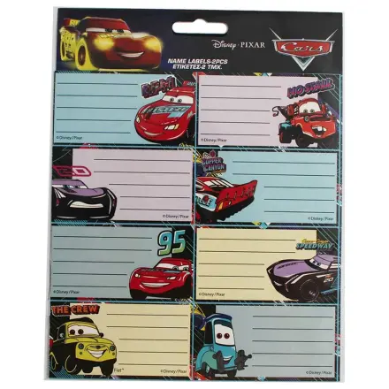 Disney Cars Lightning McQueen Notebook Etikett 16 Stück Produktfoto