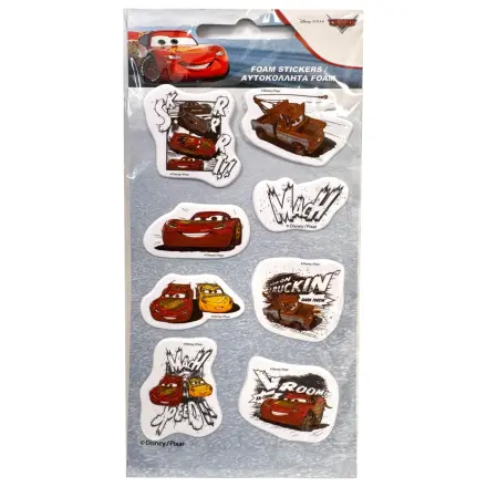 Disney Cars Mach Puffy Schwamm-Sticker Set Produktfoto