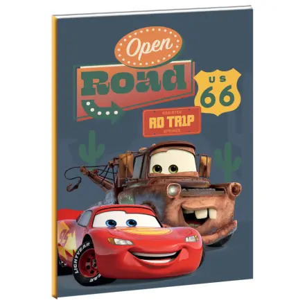 Disney Cars Road B/5 liniertes Notizbuch 40 Blatt Produktfoto