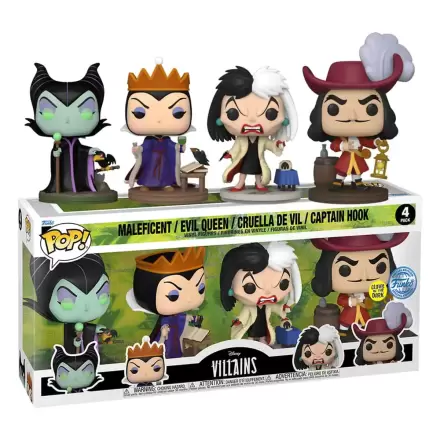 Disney Villains Funko POP! Movies Vinyl Figuren 4er-Pack Villains (GW)(EMEA) 9 cm termékfotója