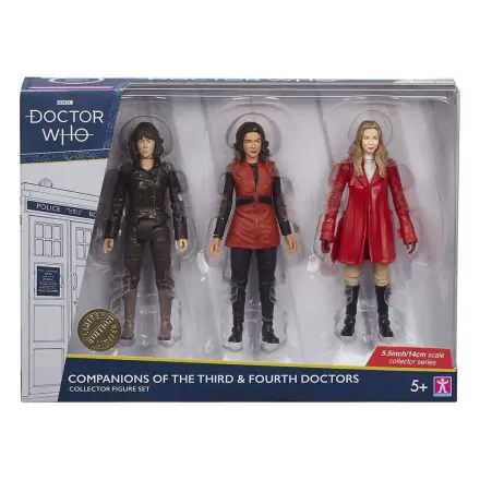 Doctor Who Actionfiguren 3er-Pack Companions of the Third & Fourth Doctors 14 cm Produktfoto
