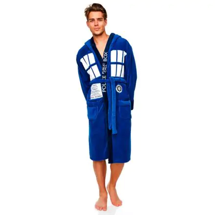 Doctor Who Fleece Bademantel Tardis Produktfoto