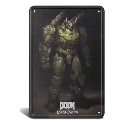 Doom The Dark Ages Metallschild Atlan 20 x 30 cm Produktfoto