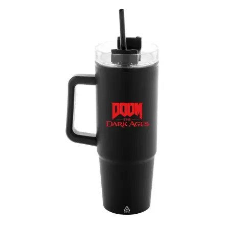 Doom The Dark Ages Thermobecher mit Strohhalmschutz 1180 ml Produktfoto