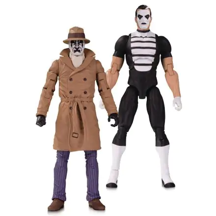 Doomsday Clock Actionfiguren Doppelpack Rorschach & Mime 18 cm Produktfoto