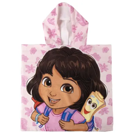 Dora the Explorer Mikrofaser-Poncho-Strandtuch Produktfoto