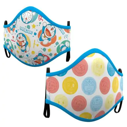 Doraemon 2-er Pack Kinder Gesichtsmaskes Produktfoto