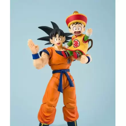 Dragon Ball S.H.Figuarts Actionfigur Son Goku & Son Gohan Kid & Kintoun 14 cm & 6 cm Produktfoto