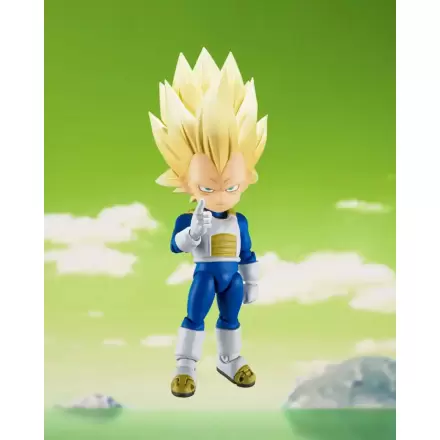 Dragon Ball S.H.Figuarts Actionfigur Super Saiyan Level 3 Vegeta (mini) Daima 8 cm termékfotója