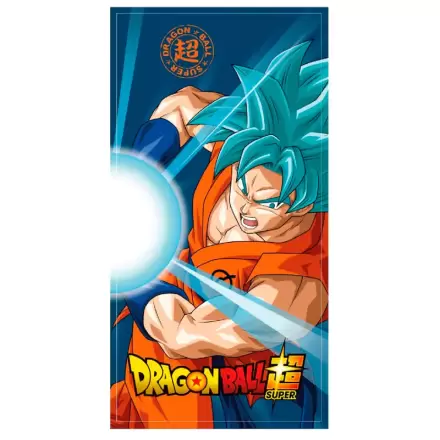 Dragon Ball Super Goku Super Saiyan Blue Microfaser Strandtuch termékfotója