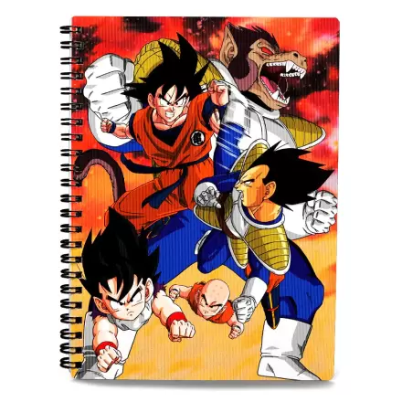 Dragon Ball Z Goku vs Vegeta A2 Notizbuch termékfotója
