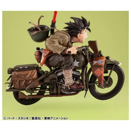 Dragonball Z 05 Desktop Real McCoy PVC Diorama Son Goku & Bike 18 cm Produktfoto