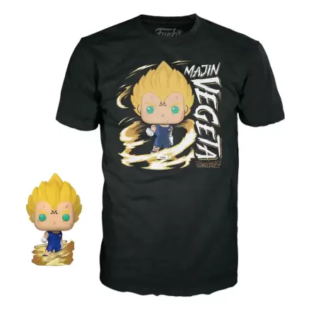 Dragonball Z POP! & Tee Vinyl Figur & T-Shirt Set Majin Vegeta (GW) termékfotója