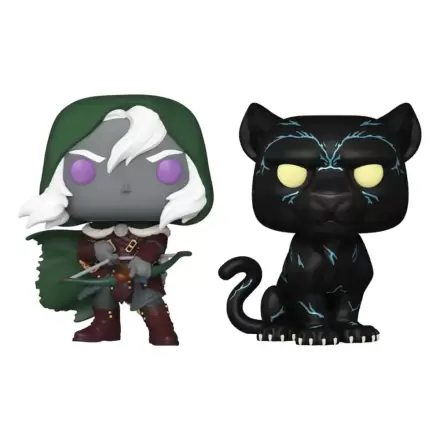 Dungeons & Dragons Funko POP! Movies Vinyl Figuren Drizzt & Guenhwyvar 2er-Pack 9 cm termékfotója